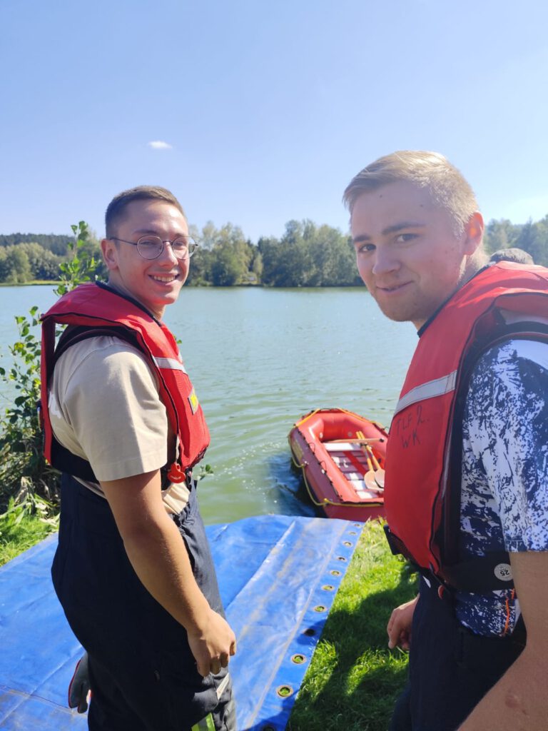 2024-09-21 Brandschutzwoche Ölsperre am Erlauzwiesler See
